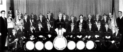 Henry Beben in suit on left and Mr Baggs on the right. Opti-Corps (1956)
Submitted by Phil Hennings
Keywords: 1956