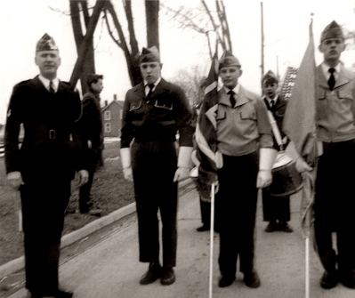 Mr Baggs with some members of Opti-Corps (1957)
Photo submitted by Phil Hennings
Keywords: 1957