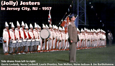 Jolly Jesters, Roosevelt Stadium, NJ (1957)
Submitted by Gerrie Leebody
Keywords: 1957