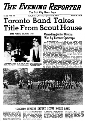 Optimists win first championship in Galt (1958)
Keywords: 1958