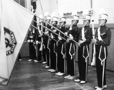 Toronto Optimists Colour Guard (1958)
Photo submitted by: Phil Hennings
Keywords: 1958