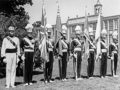 Optimists Colour Guard at De La Salle (1958)
Photo submitted by: Phil Hennings
Keywords: 1958