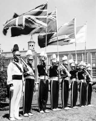 Optimists Colour Guard at De La Salle (1958)
Photo submitted by: Phil Hennings
Keywords: 1958