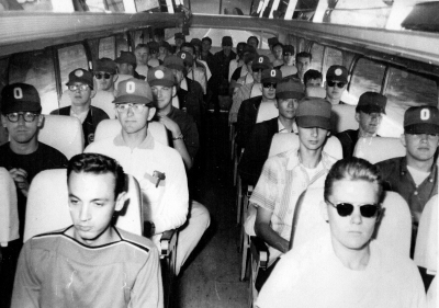 On the bus (1960)
Photo submitted by Phil Hennings
Keywords: 1960