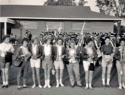 A group of Lionettes with Scout House behind them (1959-60)
Submitted by Maureen Bell
Keywords: 1959 1960