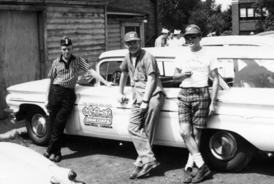 Clare Reid, Don Daber, Mike Andrews (1960)
Photo submitted by Phil Hennings
Keywords: 1960
