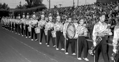 Midtowners troop the stands (East York, 1960)
Photo by Don Daber
Keywords: 1960