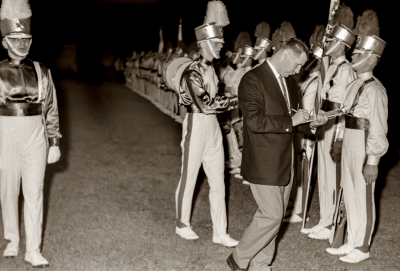 De La Salle at inspection (East York Stadium, 1960)
Photo by Don Daber
Keywords: 1960