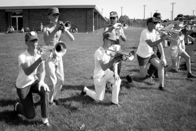 Toronto Optimists rehearsing (Falconer, 1960)
Photo by Don Daber
Keywords: 1960