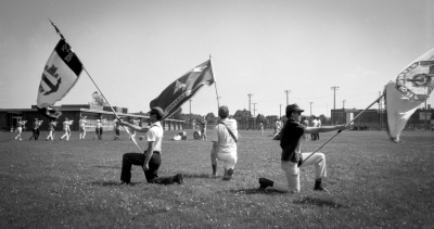 Toronto Optimists rehearsing (Falconer, 1960)
Photo by Don Daber)
Keywords: 1960