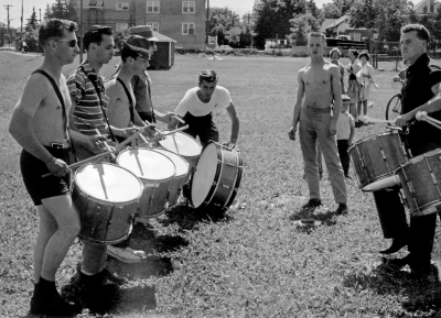 Toronto Optimists rehearsing (Kitchener, 1960)
Photo by Don Daber
Keywords: 1960