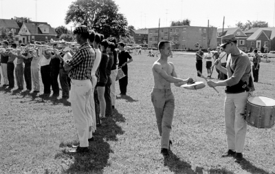 Toronto Optimists rehearsing (Kitchener, 1960)
Photo by Don Daber
Keywords: 1960