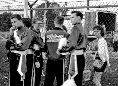 Colin Hedworth and some other corps members (Rochester, 1960)
Photo by Don Daber
Keywords: 1960
