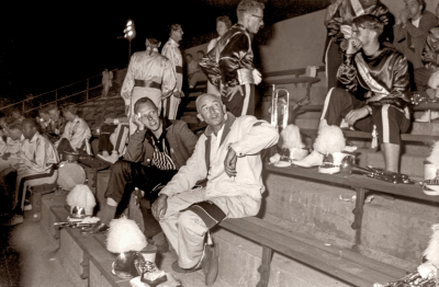 Clare Reid and Bernie Beer in the stands (Rochester, 1960)
Photo by Don Daber
Keywords: 1960