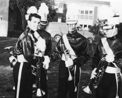 Ron Cook, Jim Fletcher, Al Morrison, Ross Colville (1960)
Photo submitted by Phil Hennings
Keywords: 1960