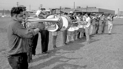 De La Salle practicing (Toronto Waterfront, 1960)
Photo by Don Daber
Keywords: 1960