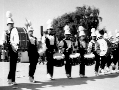 Tom May (4th from left) with Grantham's Drum Line (1960)
Keywords: 1960