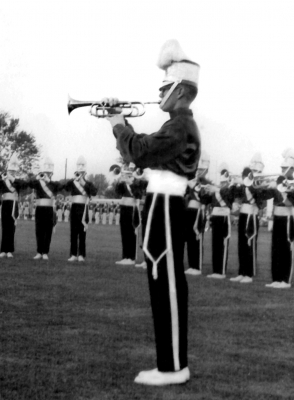 Al Morrison, Toronto Optimists (Rome, NY, 1960)
Here's a photo of Al playing the solo in "In the Mood" during a 1960 contest in Rome, New York 
Keywords: 1960