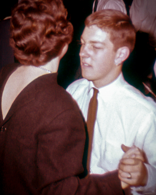 Ron Prokop dancing at an Optimists social gathering (1960)
Photo by Don Daber
Keywords: 1960