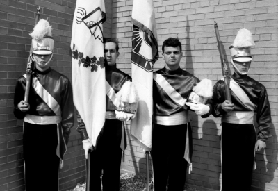 Andy Henderson, Ian Robertson, Bob Cook and Al Miller (1961)
Photo by Don Daber
Keywords: 1961