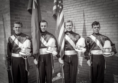 Andy Henderson, Ian Robertson, Don Reid, Al Miller (1961)
Photo by Don Daber
Keywords: 1961
