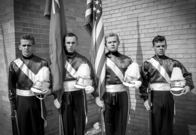 Andy Henderson, Ian Robertson, Don Reid and Al Miller, Members of the Toronto Optimists (1961)
Photo by Don Daber
Keywords: 1961