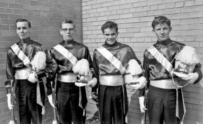 Don Clark, Cliff Whyte, Alex Glover, Howie Davies  (1961)
Photo by Don Daber
Keywords: 1961
