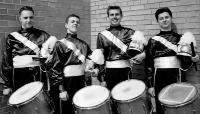 Brian Williams, Ronn Prokop, Vic Kruklis and Ron Kaiser, members of the Toronto Optimists (1961)
Photo by Don Daber
Keywords: 1961