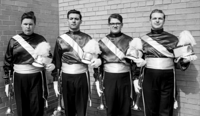 John Shearer, Joe Gianna, Gary Corbett and Abie Mudric ? (1961)
Photo by Don Daber
Keywords: 1961
