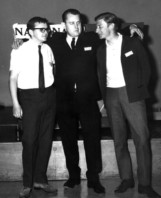 L-R: Terry Sweeney, Dave Hanks (deceased) & Terry McKolskey (1967)
Taken at Mel Dey's stag

Photo submitted by Terry Sweeney
Keywords: 1967 1961