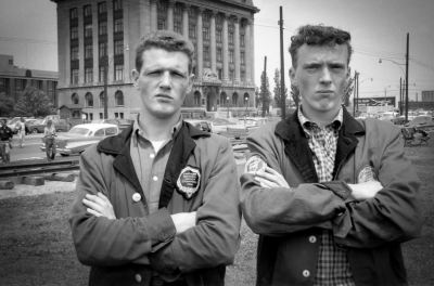 Ivor Bramley and Len Perrin, Toronto Optimists (Waterfront, 1961)
Photo by Don Daber
Keywords: 1961