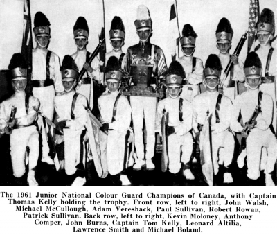 Del wins 1961 Guard trophy
Photo submitted by Elaine Carell
Keywords: 1961