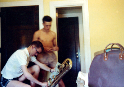 Mel Dey & Ron Cottrell (Falconer NY, 1961)
Photo submitted by Terry Sweeney
Keywords: 1961