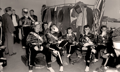 Toronto Optimists in the dressing room (Rochester, 1961)
Photo by Don Daber
Keywords: 1961