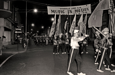 Toronto Optimists doing an impromptu post-contest parade (Titusville, 1961)
Photo by Don Daber
Keywords: 1961