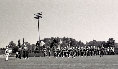 Toronto Optimists at Nationals prelims (Waterloo, 1961)
Photo by Don Daber
Keywords: 1961