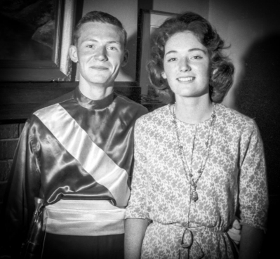 Larry and Marion Beer, Bernie Beer's son & daughter (1962)
Photo by Don Daber
Keywords: 1962