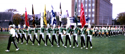 Toronto Optimists (Metro Toronto Championships, Varsity Stadium, October, 1962)
Photo submitted by John "Scotty" MacDonald
Keywords: 1962