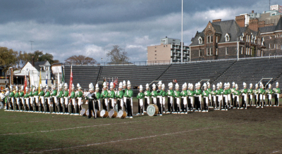 Toronto Optimists on retreat (Metro Championship, Varsity Stadium, 1962)
Photo by Don Daber
Keywords: 1962
