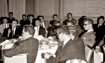 Some of our corps members (Corps Banquet, 1963)
Photo by Don Daber
Keywords: 1963