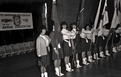 Trafalgar's Colour Guard (CDCA Conf, 1963)
Photo by Don Daber
Keywords: 1963