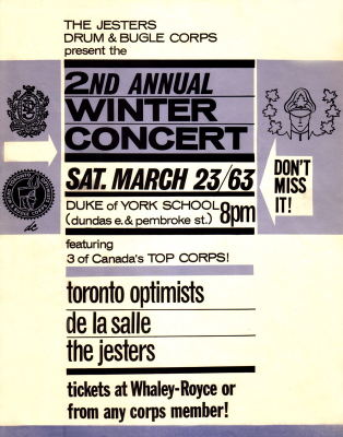 Poster for Jesters' Show (1963)
Photo submitted by Warren Berger
Keywords: 1963
