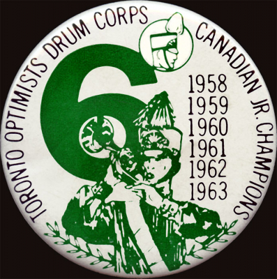 Toronto Optimists 1963 Button (6 National titles)
Submitted by John Shearer
Keywords: button 1963
