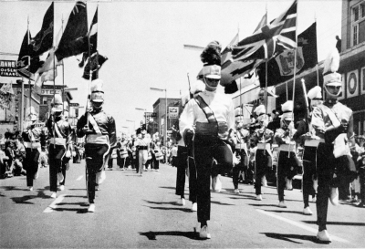 Toronto Optimists in a parade (Welland, ON, 1963)
Photo by Don Daber
Keywords: 1963