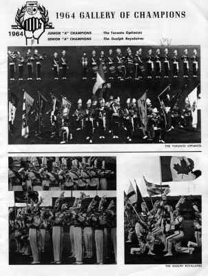 Optimists & Royalaires, 1964 Canadian Champions
Keywords: 1964