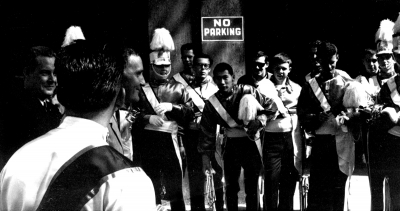 A bunch of the guys (1964)
(left - right)
Don Daber, Andy Henderson (his back), Ed Rooney, Brian Houghton, Bill Hannah (?), Dave Watt, Jeff Shimotakahara, ? Rick Shearer, Ross Cation
Keywords: 1964