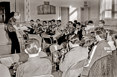 Barry Bell leading the Optimists rehearsal (1964)
Keywords: 1964