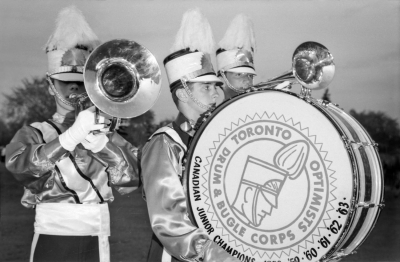 Toronto Optimists promo shot (Archie Van Dyke, John Gibson and Gord Roberts) (Keating, 1964)
Photo by Don Daber
Keywords: 1964