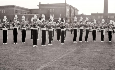 Paul Thompson front row, left on euphonium (Menominee, MI, 1964)
Photo by Don Daber
Keywords: 1964