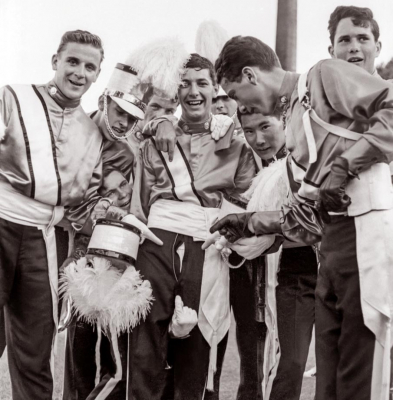 Bill Grigg experiences a wardrobe malfunction (Menominee, 1964)
Photo by Don Daber
Keywords: 1964